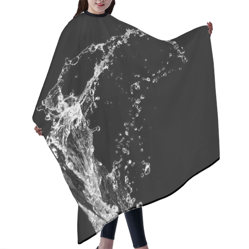 Personality  Stylish Water Splash Hair Cutting Cape