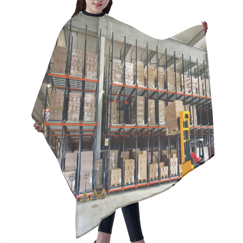 Personality  Warehouse Forklifter Hair Cutting Cape