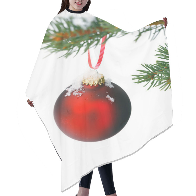 Personality  Christmas Ball Hair Cutting Cape