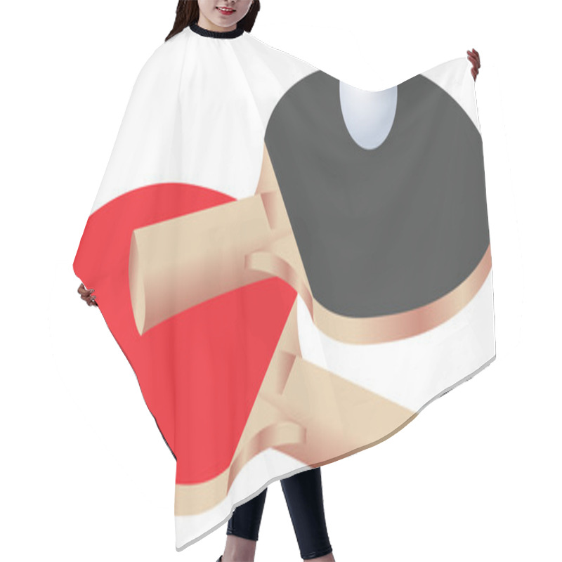 Personality  TABLE TENNIS Hair Cutting Cape