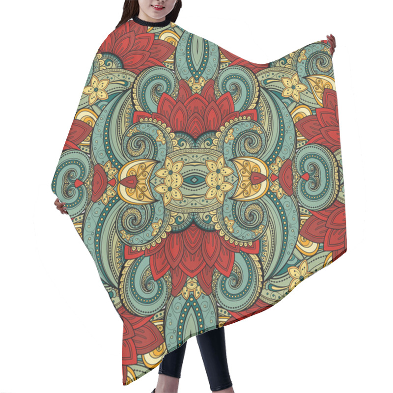 Personality  Seamless Abstract Tribal Pattern Hair Cutting Cape