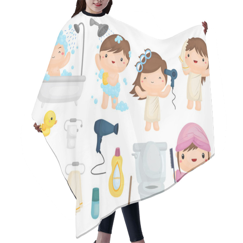 Personality  Bath Time Hair Cutting Cape