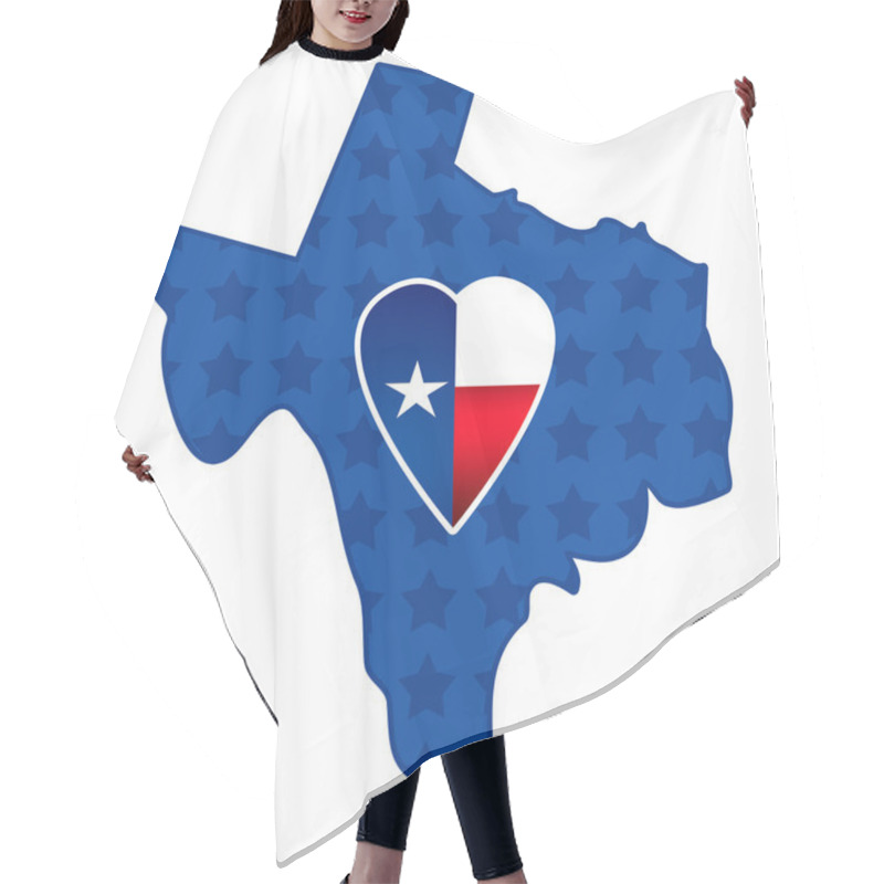 Personality  Texas Independence Day Hair Cutting Cape