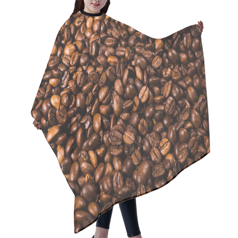 Personality  Full Frame Shot Of Freshly Roasted Coffee Beans Hair Cutting Cape