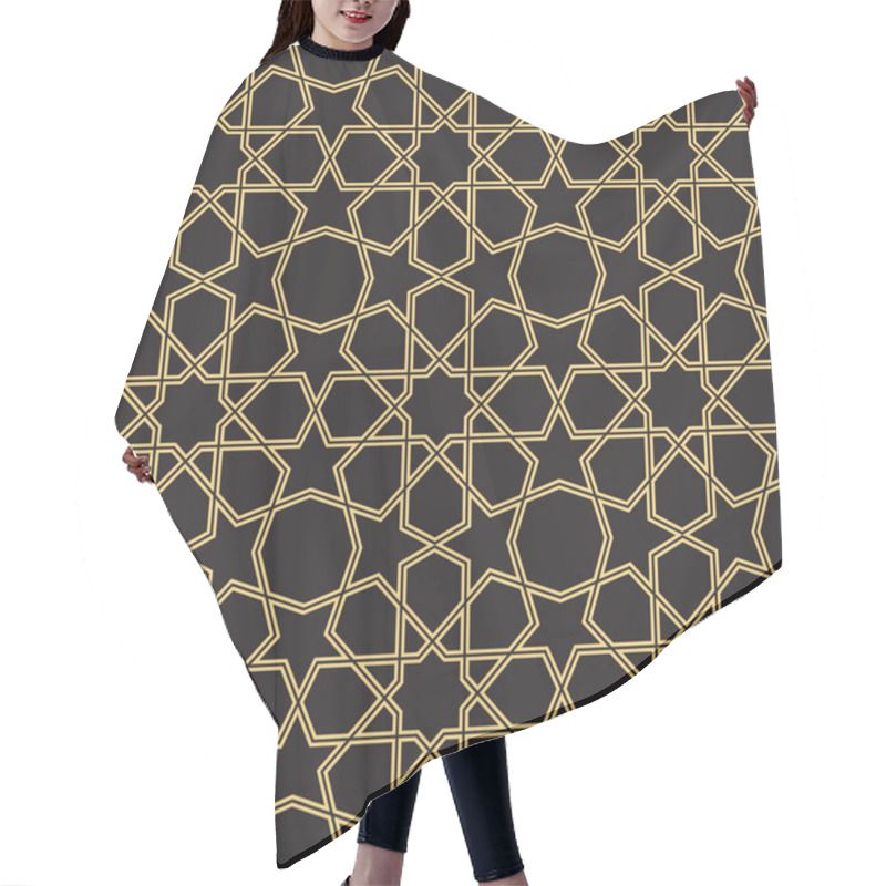 Personality  Abstract  Arabic Art Seamless Pattern Hair Cutting Cape