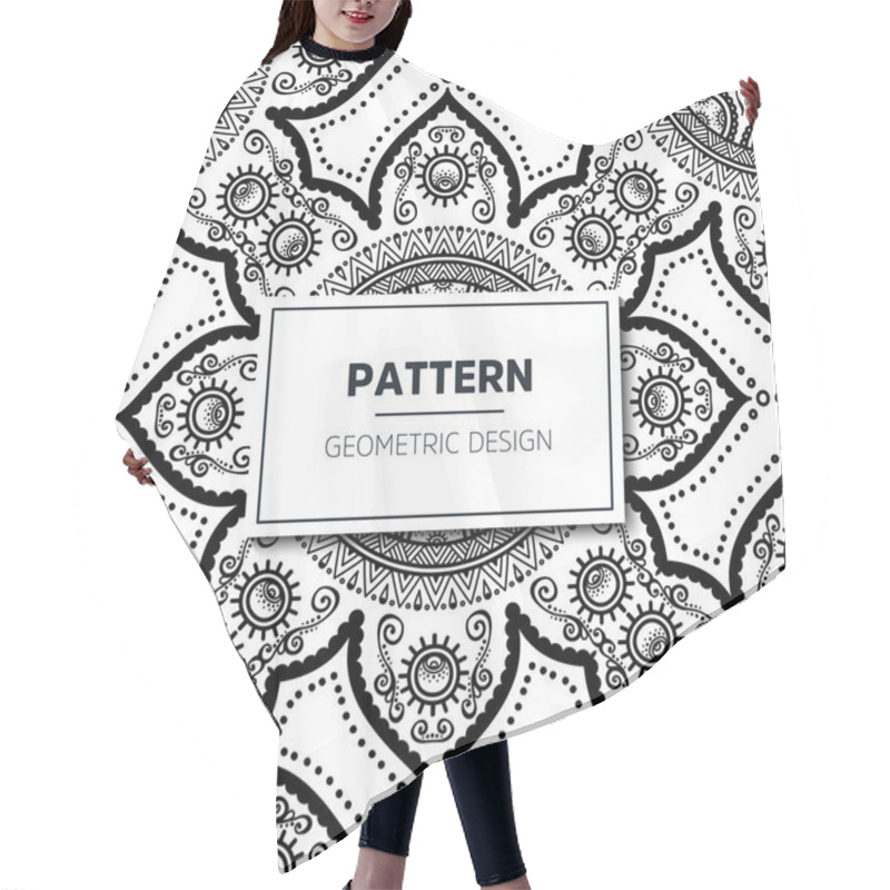 Personality  Seamless Ethnic And Tribal Pattern Hair Cutting Cape