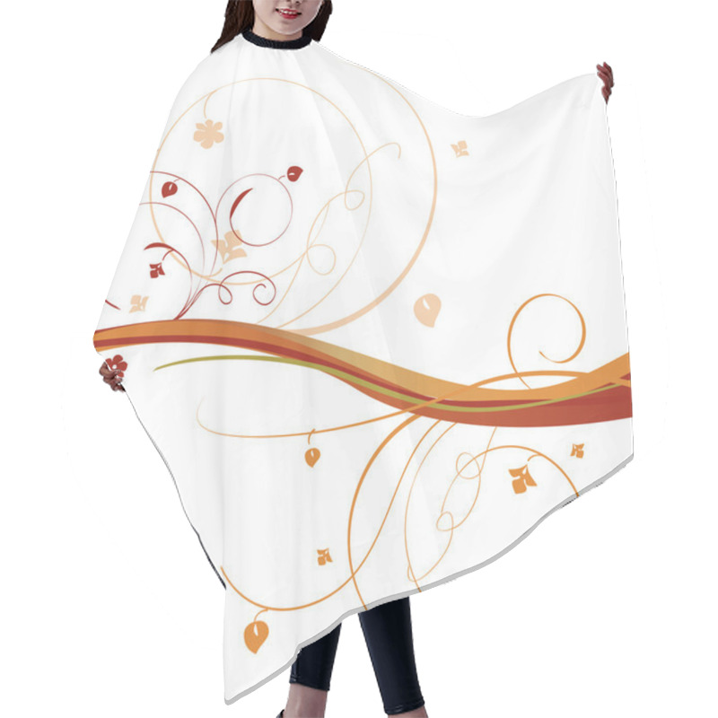 Personality  Autumn Background Hair Cutting Cape