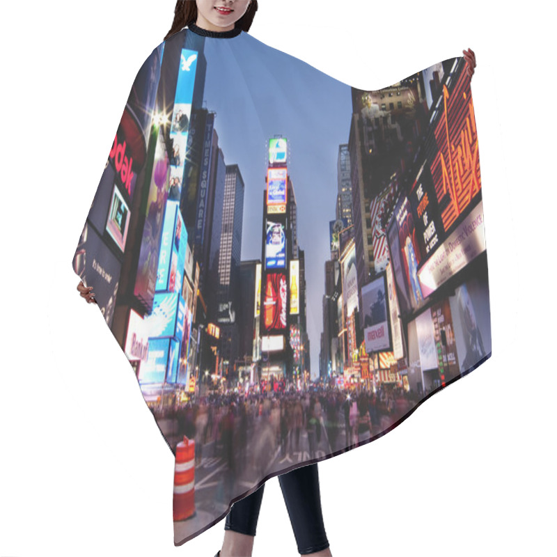 Personality  Times Square By Night Hair Cutting Cape