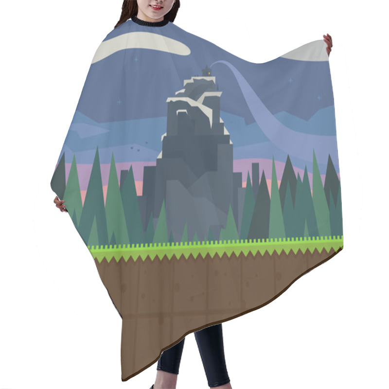 Personality  Forest And Fortress Hair Cutting Cape