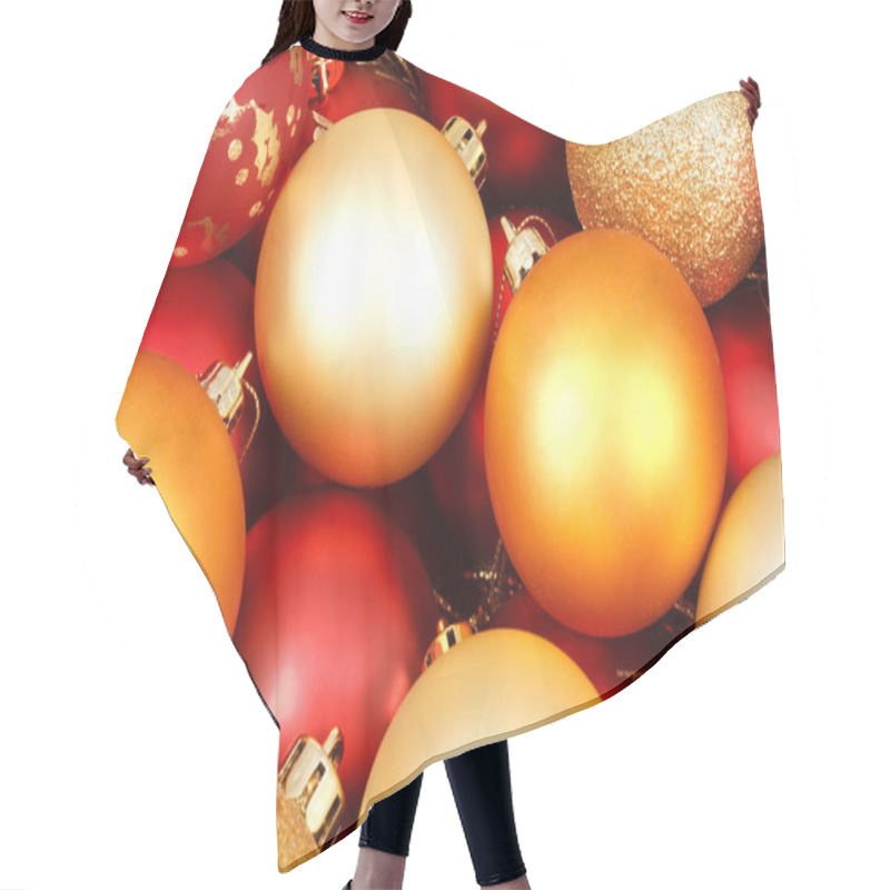 Personality  Christmas Ornaments Hair Cutting Cape