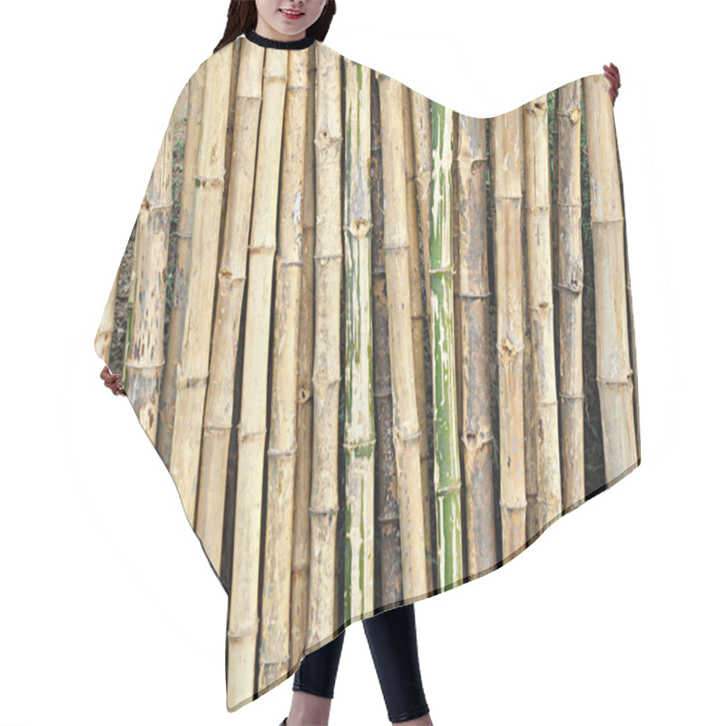 Personality  Dry Bamboo Stems Hair Cutting Cape