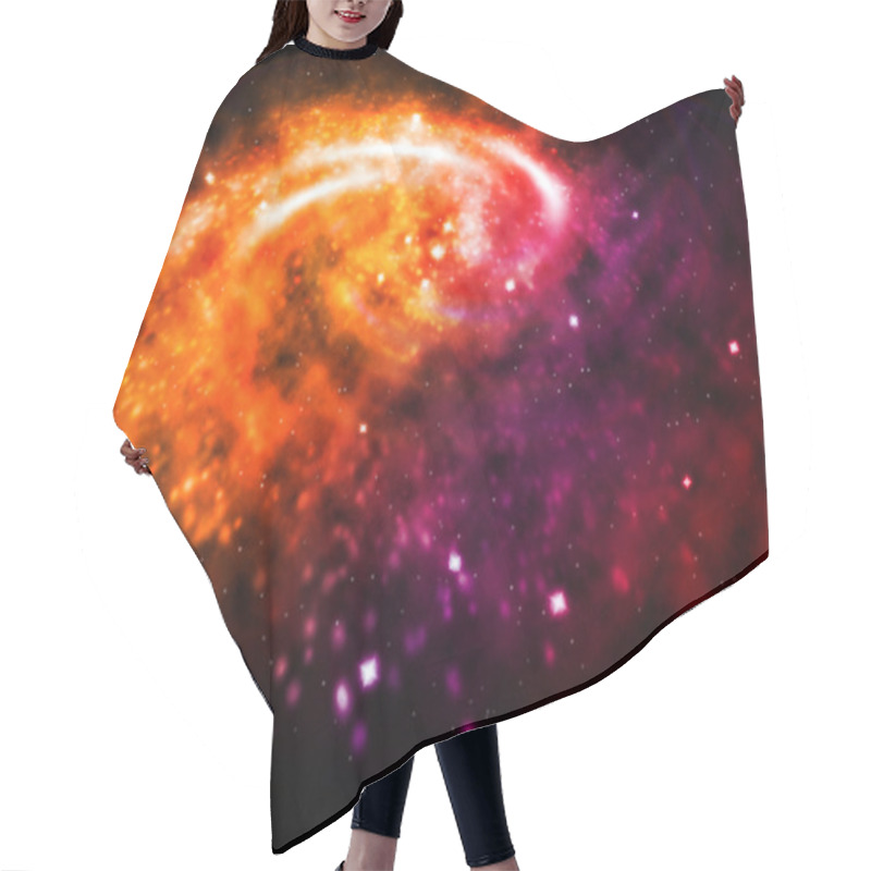 Personality  Galaxy Background Hair Cutting Cape