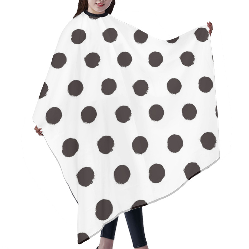 Personality  Polka Dot Seamless Pattern Hair Cutting Cape