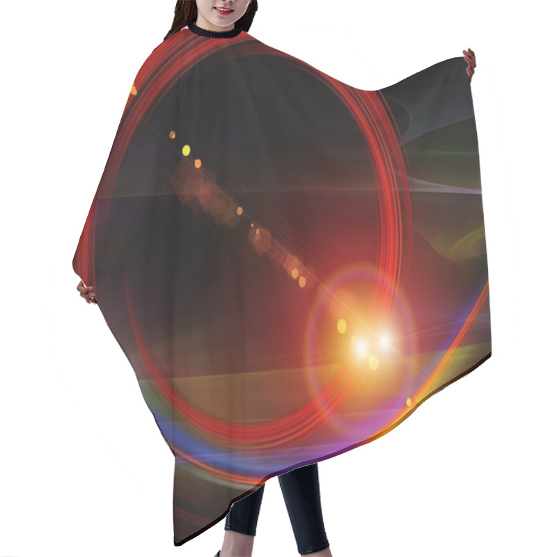 Personality  Abstract Background Hair Cutting Cape