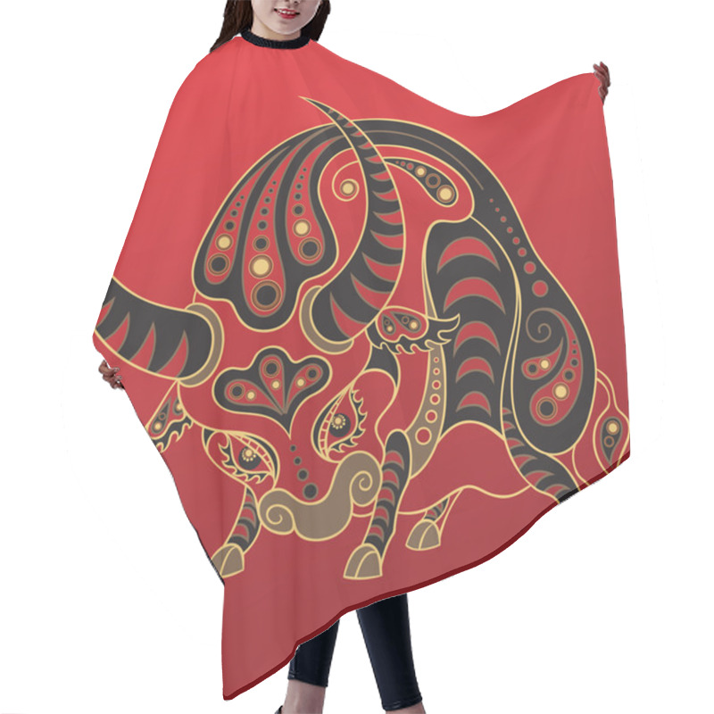 Personality  Year Of The Ox. Chinese Horoscope Animal Sign Hair Cutting Cape