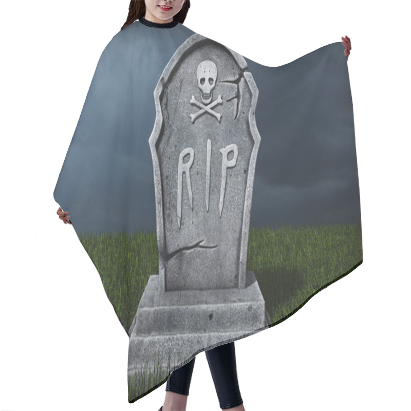 Personality  Gravestone Hair Cutting Cape