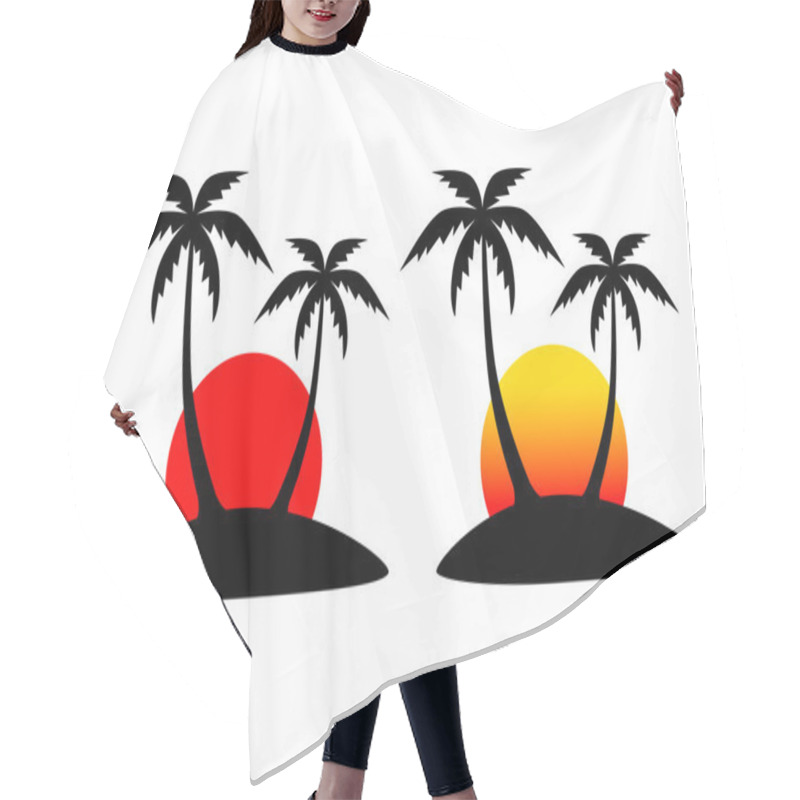 Personality  Island Icons Hair Cutting Cape