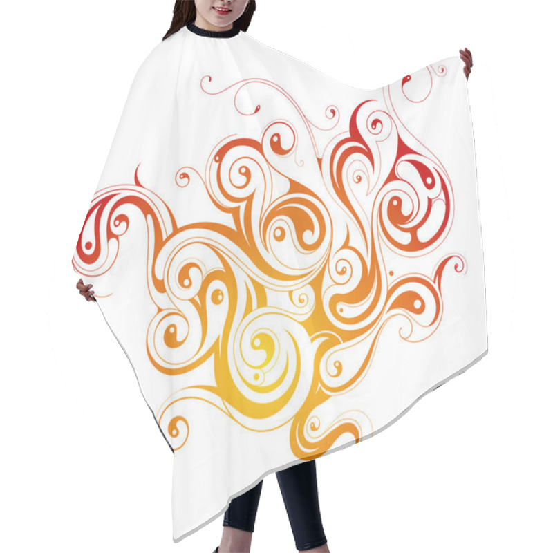 Personality  Caramel Splash Hair Cutting Cape