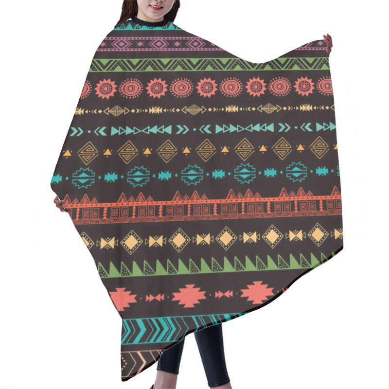 Personality  Aztec Pattern Hair Cutting Cape