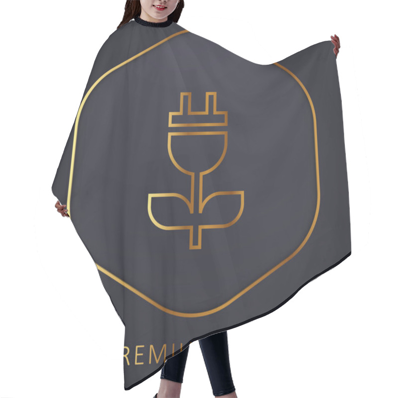 Personality  Bioenergy Golden Line Premium Logo Or Icon Hair Cutting Cape