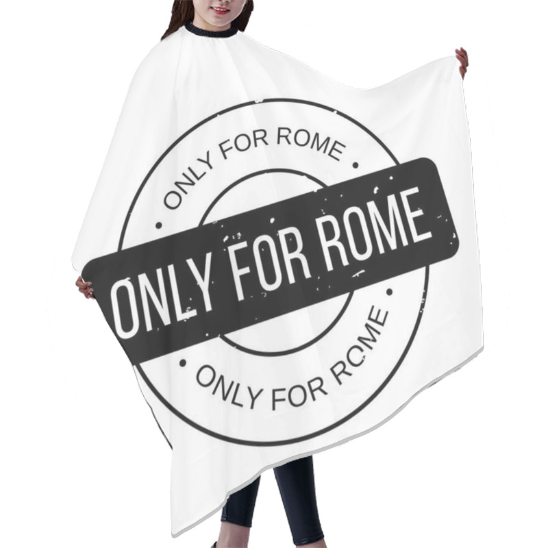 Personality  Only For Rome Rubber Stamp Hair Cutting Cape