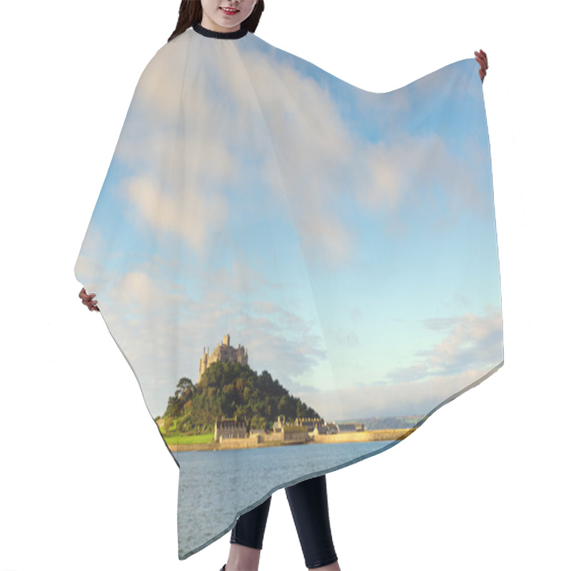 Personality  St Michaels Mount Marazion Cornwall England Medieval Castle And Church In Mounts Bay Hair Cutting Cape