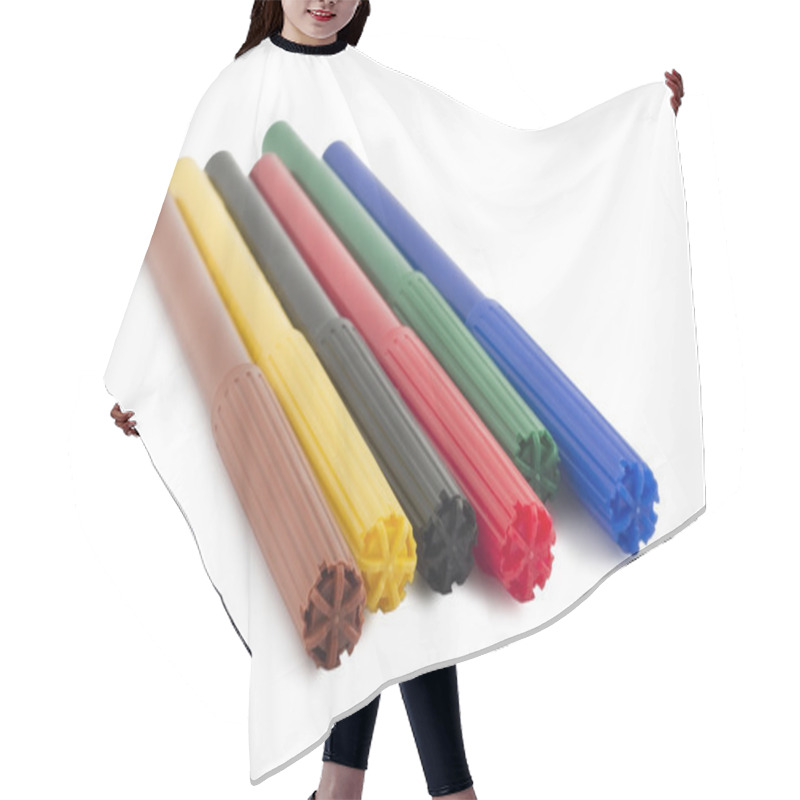 Personality  Felt Tip Pens Hair Cutting Cape