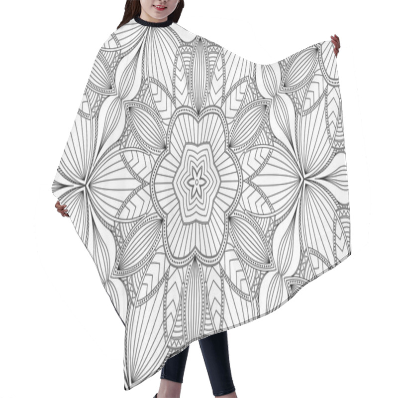 Personality  Seamless Abstract Tribal Pattern Hair Cutting Cape