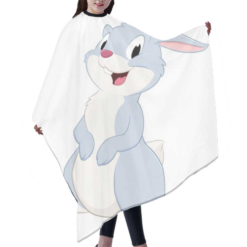 Personality  Cartoon Rabbit Hair Cutting Cape