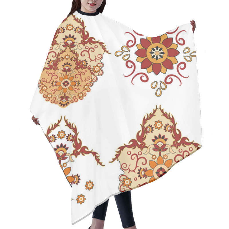 Personality  Oriental Elements Rosace Vector Hair Cutting Cape