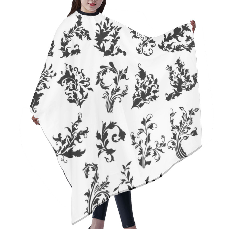 Personality  Ancient Elements Shape Hair Cutting Cape