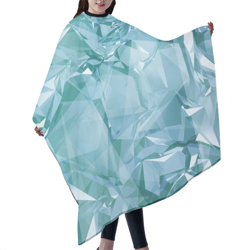 Personality  Abstract Crystal Background Hair Cutting Cape