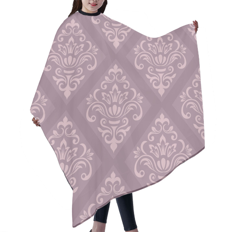 Personality  Seamless Damask Pattern Hair Cutting Cape