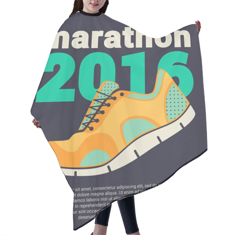 Personality  Marathon 2016 Poster. Hair Cutting Cape