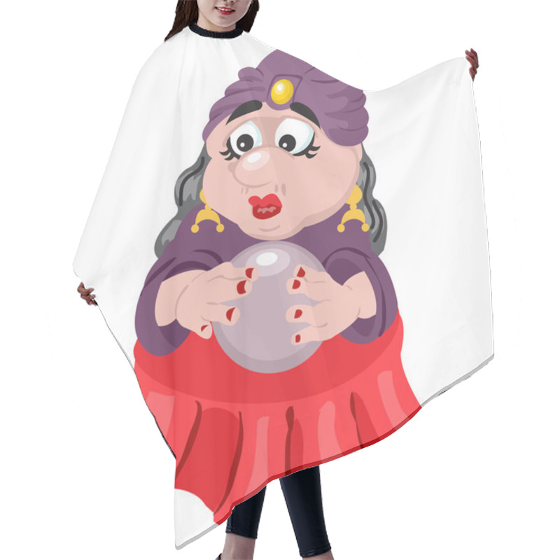 Personality  Fortune Teller Hair Cutting Cape