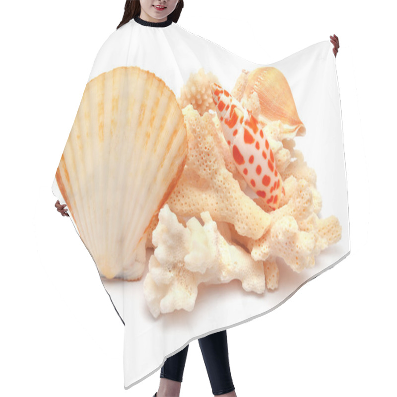 Personality  Seashells Hair Cutting Cape