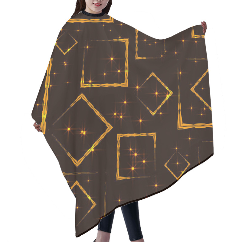 Personality  Golden Rhombuses And Squares In The Intersection With The Night  Hair Cutting Cape