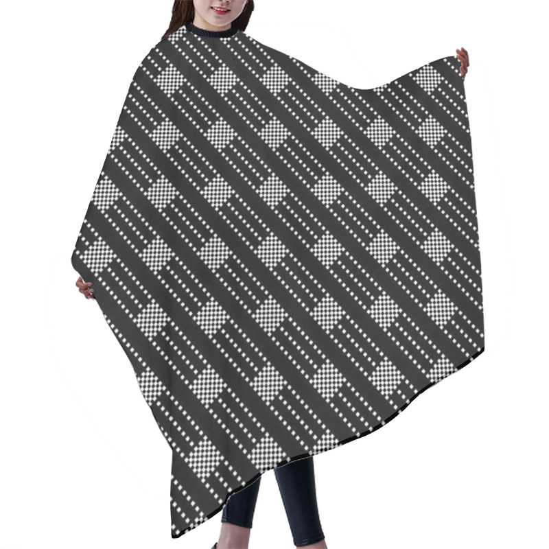 Personality  Seamless Pattern Soe Hair Cutting Cape