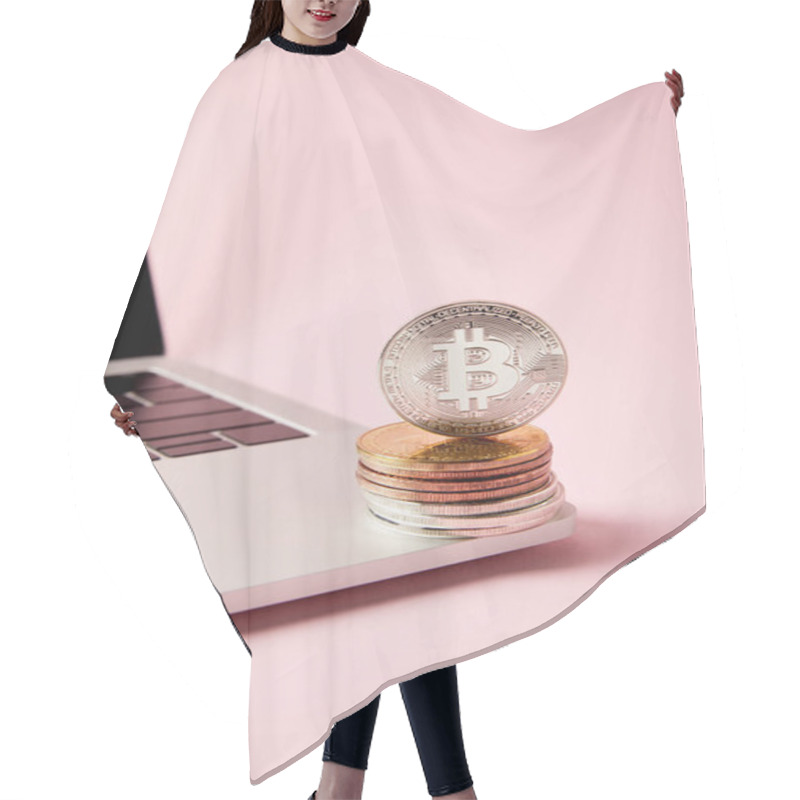 Personality  Bitcoin Hair Cutting Cape