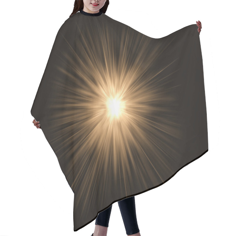 Personality  Orangle Light Hair Cutting Cape