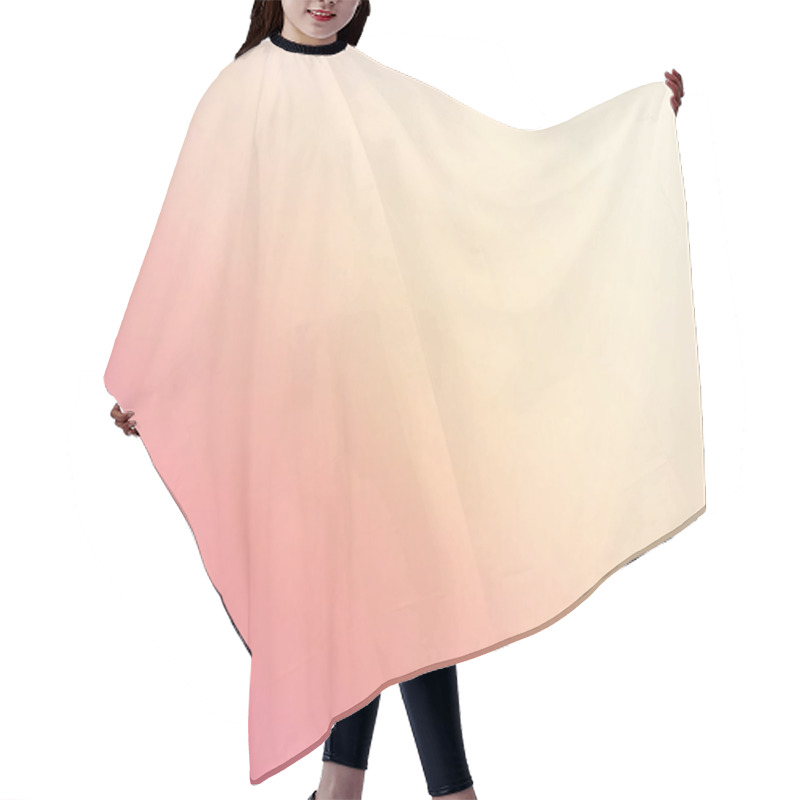 Personality  Soft Pink And Peach Gradient Minimalist Background Hair Cutting Cape