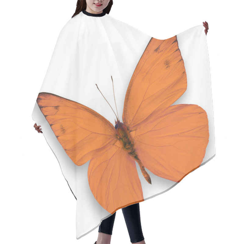 Personality  Orange Butterfly Hair Cutting Cape