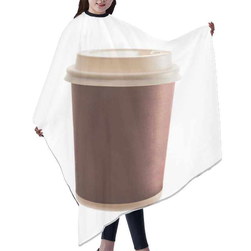 Personality  Blank Take Away Cup Is Hair Cutting Cape