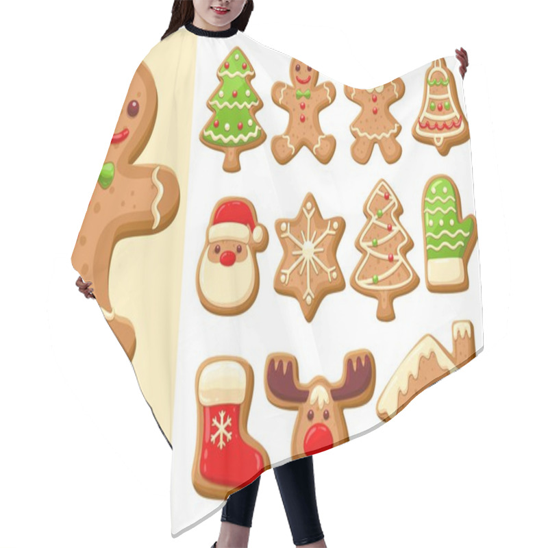 Personality  Gingerbread Cookie Collection. Set 1. Hair Cutting Cape