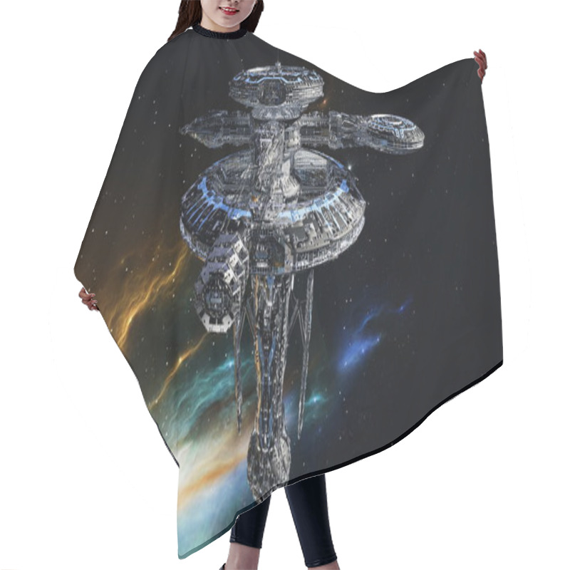 Personality  Space Station Hair Cutting Cape