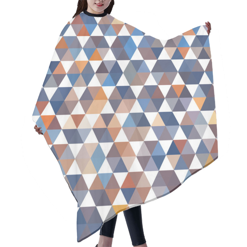 Personality  Retro Pattern Of Geometric Shapes Hair Cutting Cape