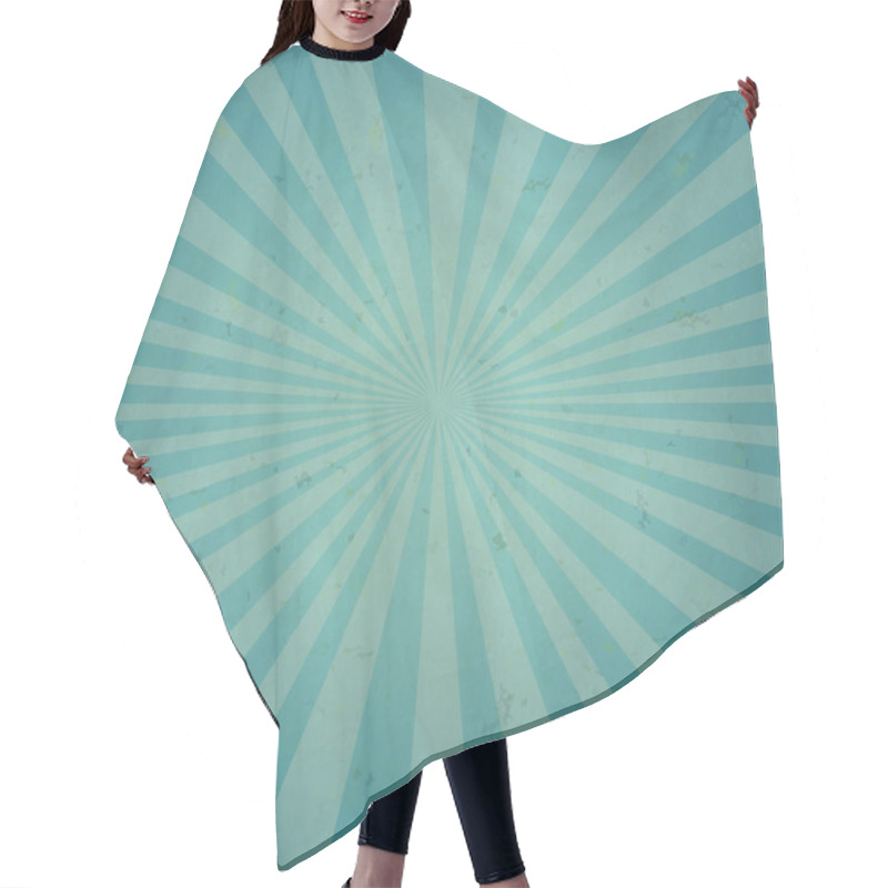 Personality  Old Sun Burst Background Hair Cutting Cape