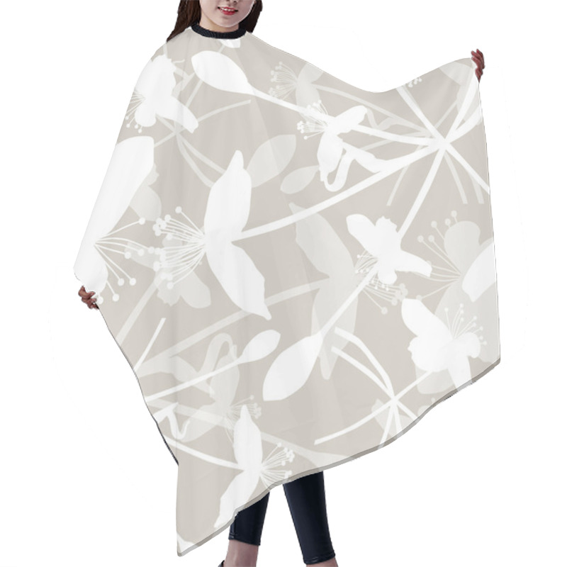 Personality  Seamless Pattern Hair Cutting Cape