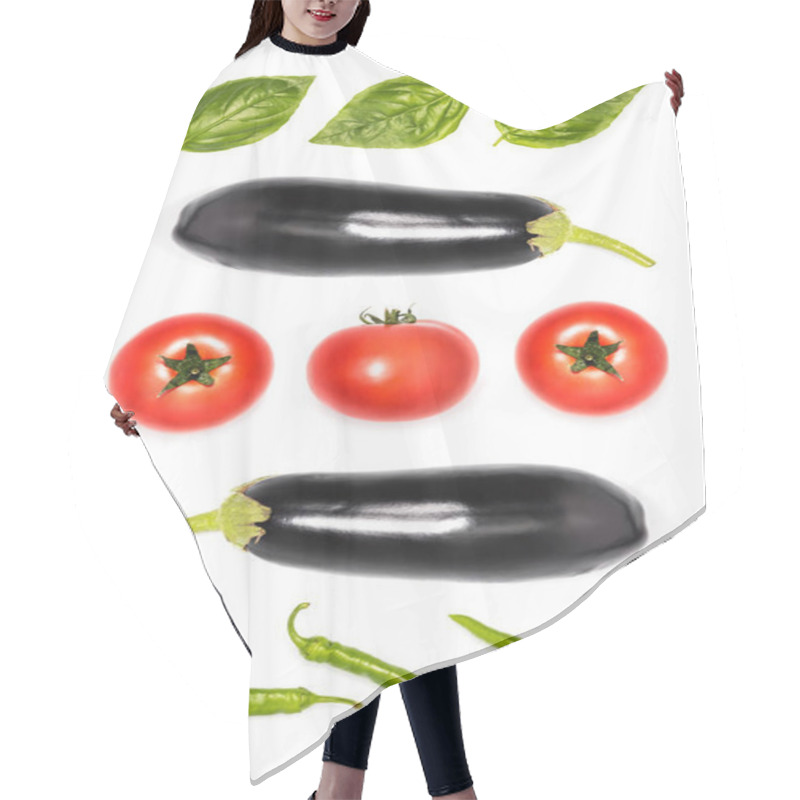 Personality  Composition Of Ripe Vegetables Hair Cutting Cape