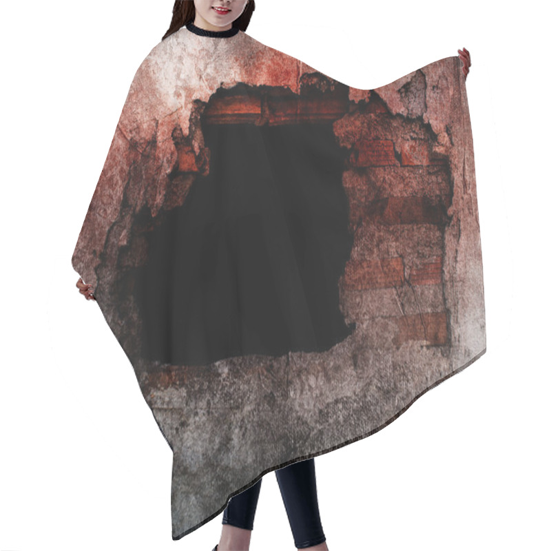 Personality  Bloody Wall Hair Cutting Cape